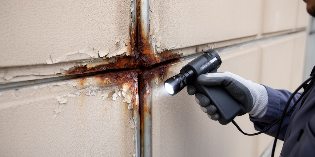 Инспекция корродированных швов