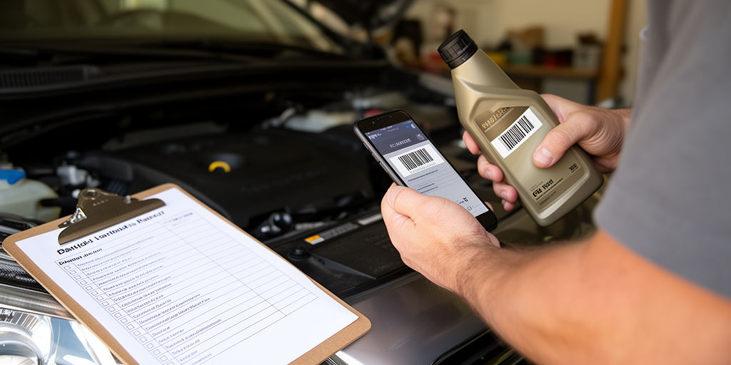 Сканирование штрих-кода и проверка допусков