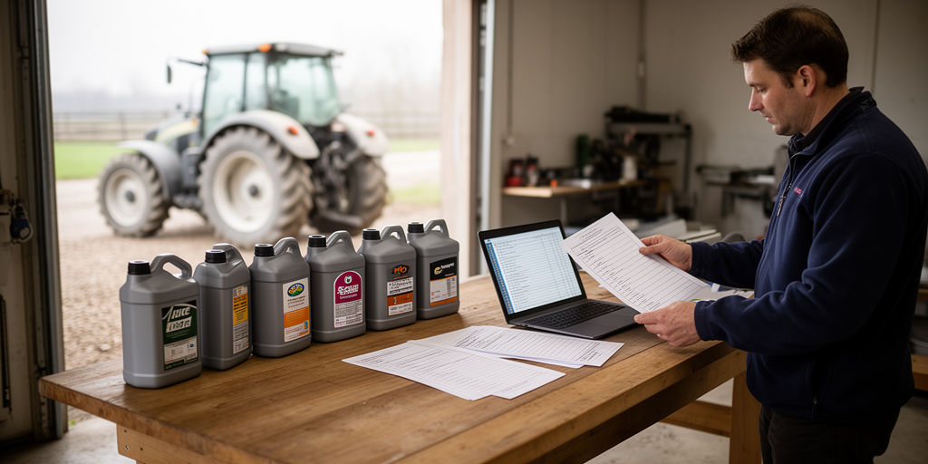 Подбор масел на рабочем месте