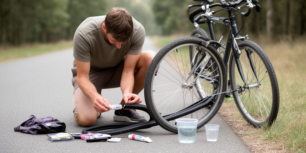 Дорожный ремонт прокола