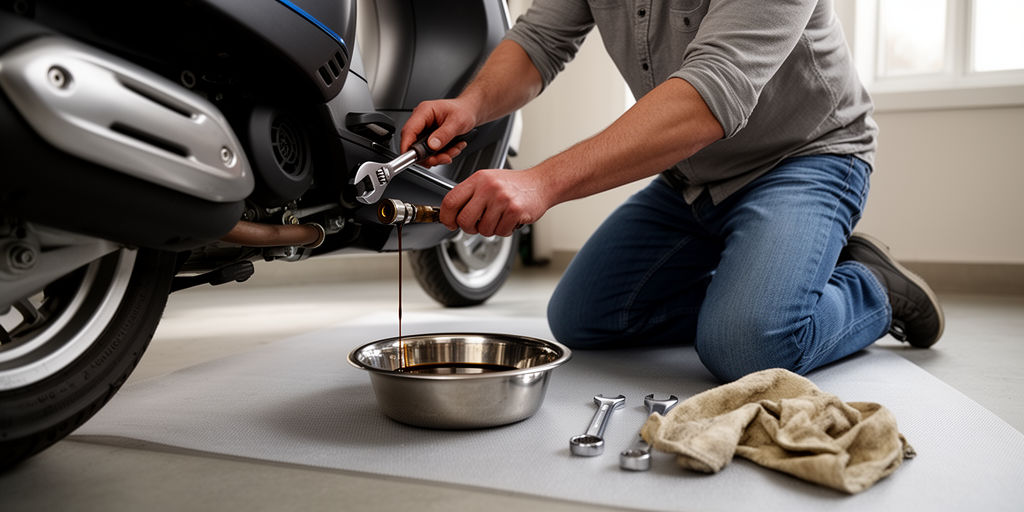 Слив и замена моторного масла вручную