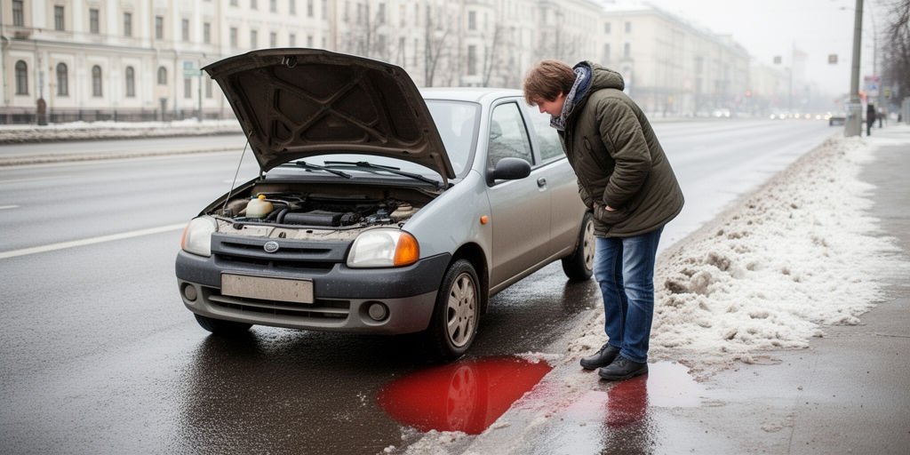 Незначительная утечка и осмотр на обочине