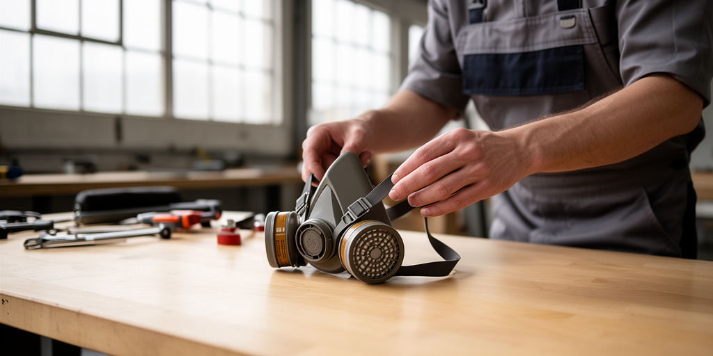 Осмотр респиратора перед сменой