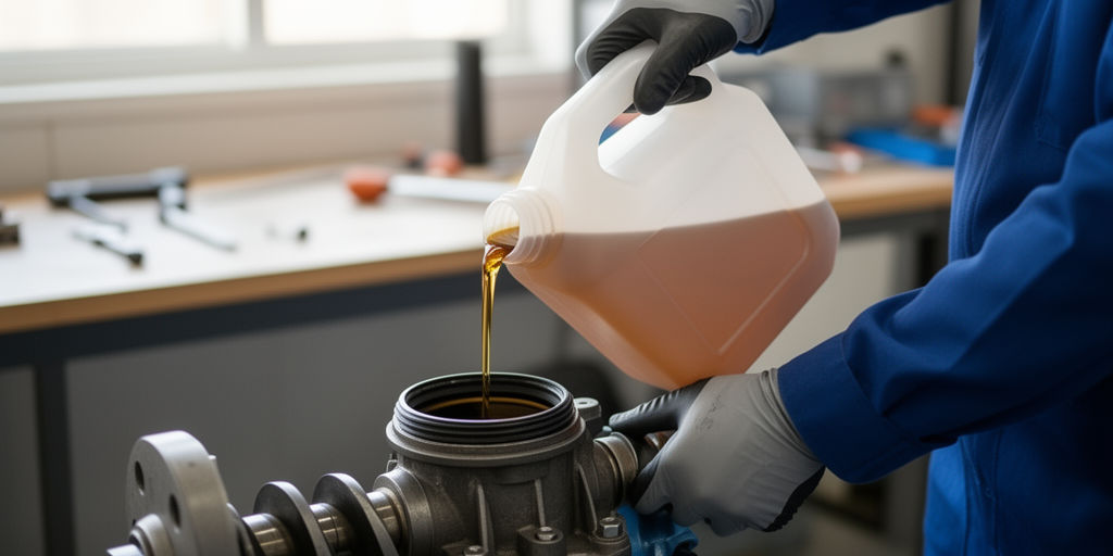 Замена масла в винтовом компрессоре