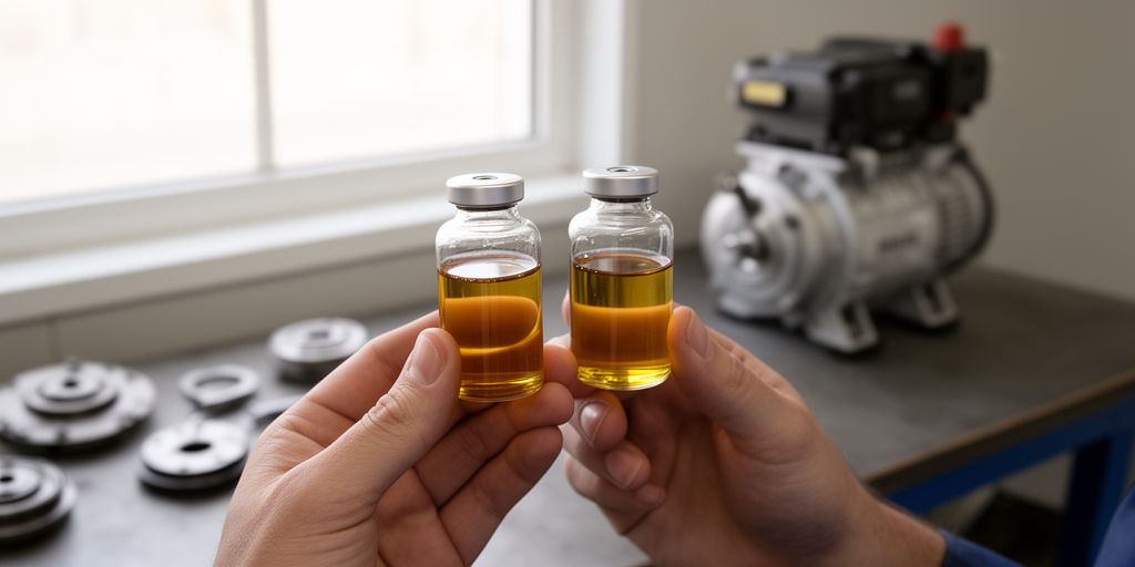 Сравнение образцов масла